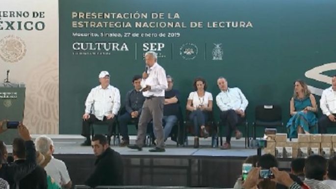 AMLO presenta la Estrategia Nacional de Lectura en Sinaloa