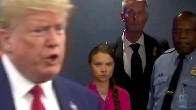 Thunberg debe trabajar su problema de manejo de ira: Trump