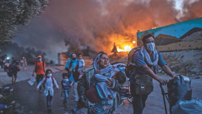 El infierno de la isla de Lesbos