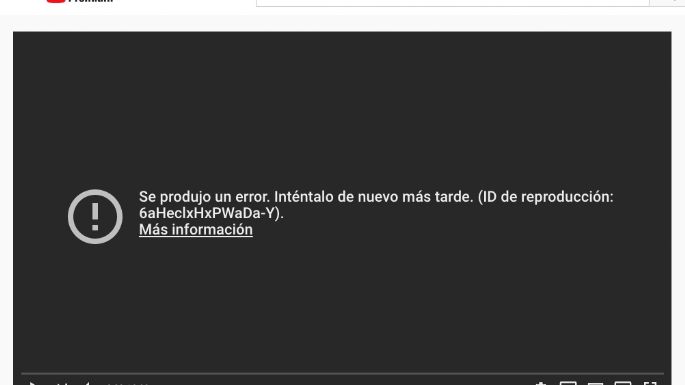 YouTube reconoce caída del servicio