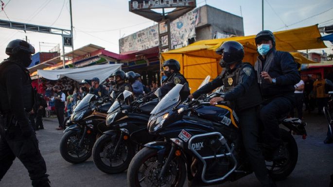 Con un ostentoso operativo, incautan armas y droga en el Centro de la CDMX
