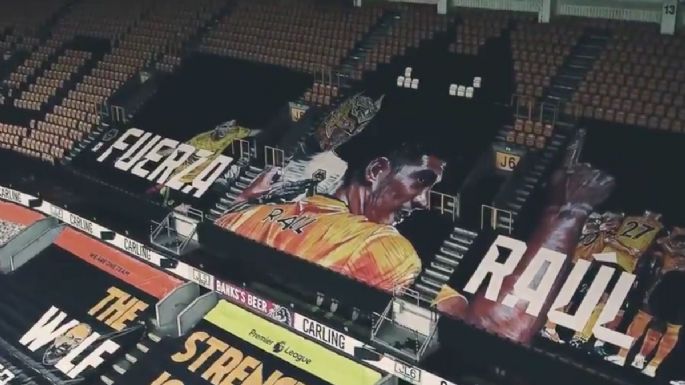Los Wolves dan muestras de apoyo a Raúl Jiménez tras fractura en el cráneo