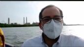 Foto ilustrativa de la nota titulada: CFE debe reparar daños por derrames de combustóleo en Laguna de Cuyutlán: Peralta Sánchez