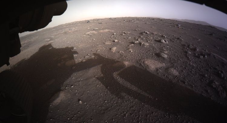 Un tormenta de polvo nubla la ruta del rover Perseverance en Marte