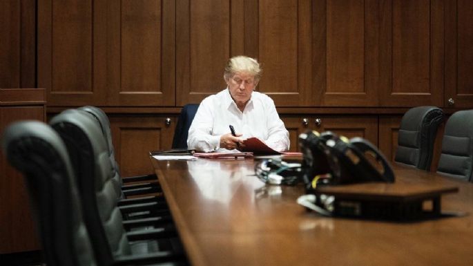 Trump aseguró que no abandonaría la Casa Blanca poco antes de perder las elecciones ante Biden