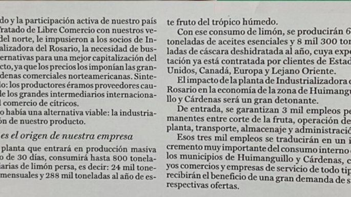 Carta de Erasmo Vázquez