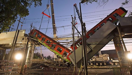 Víctimas de la Línea 12 protestan contra Grupo Carso; exigen a Slim que pague indemnizaciones