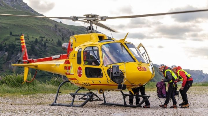 Los servicios de búsqueda localizan restos humanos en el glaciar de los Alpes