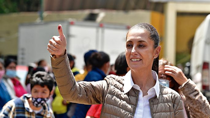 Sheinbaum se posiciona rumbo a 2024