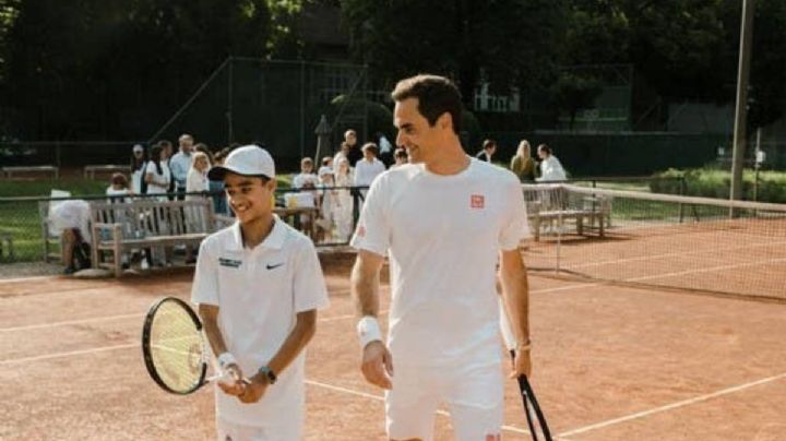 Roger Federer cumple una promesa y juega con un fan cinco años después; así reaccionó