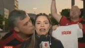 Aficionado acosó a reportera de ESPN en transmisión en vivo; fue detenido