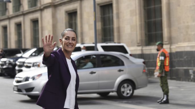 Claudia Sheinbaum sostiene cónclave con AMLO en Palacio Nacional