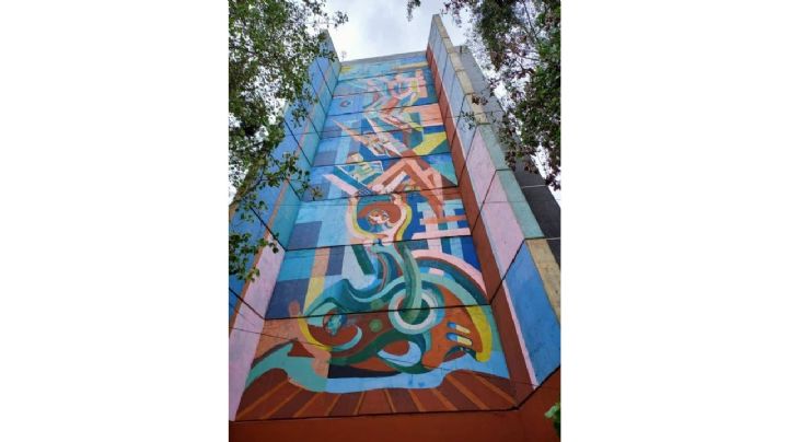 Restaurarán el mural "Homenaje a la Mujer" de Nicandro Puente, en Tlatelolco
