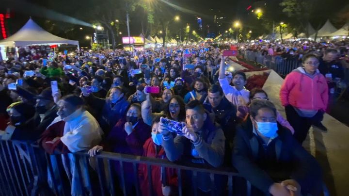 Asisten 100 mil personas al concierto de Los Ángeles Azules (Video)