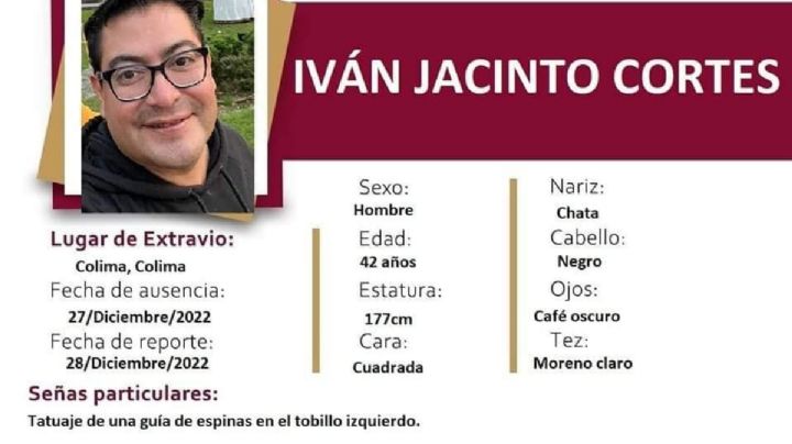 Asociaciones médicas exigen localizar a Iván Jacinto Cortés, desaparecido en Colima