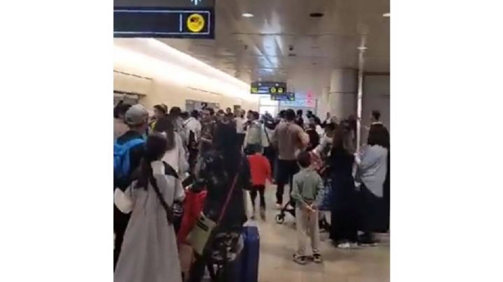 Mexicanos cantan “Cielito Lindo” en aeropuerto de Israel antes de ser repatriados (Video)