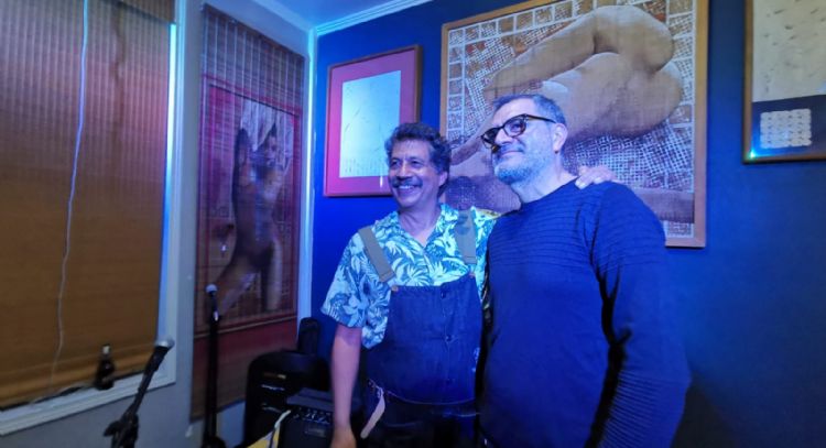 Iván Rosas y Toño Canica, en la intimidad del espacio cultural Cuba 74