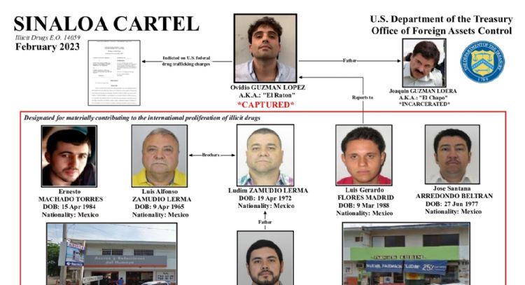 EU sanciona a 11 personas y la empresa Mamba Negra por vínculos con el Cártel de Sinaloa
