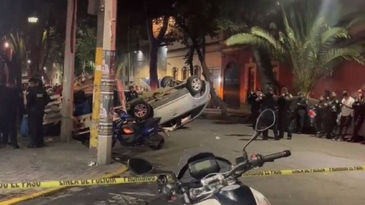 Persecución terminó en balacera, volcadura y la muerte de un joven en la colonia San Rafael