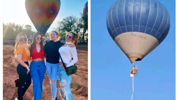 Actrices fueron testigos del incendio del globo en Teotihuacán; así lo describieron