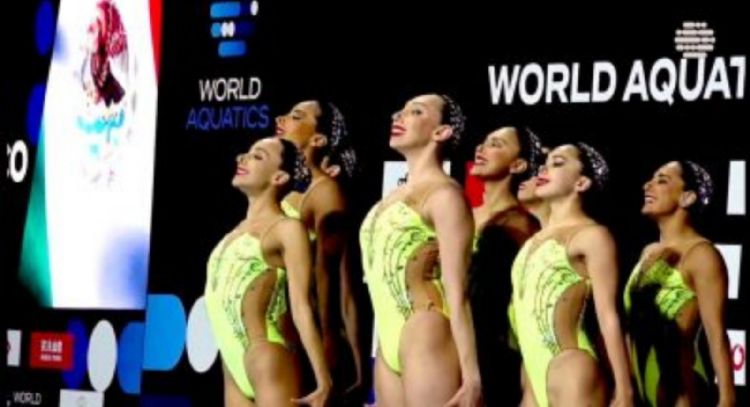 Selección de Natación Artística gana la plata en la Copa del Mundo de Budapest