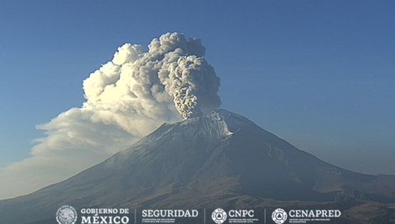 Alertan por posible caída de ceniza del Popocatépetl en estas alcaldías de la CDMX