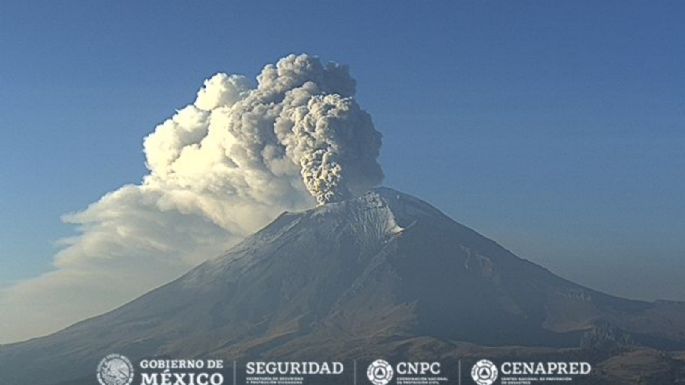 Alertan por posible caída de ceniza del Popocatépetl en estas alcaldías de la CDMX
