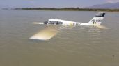 Avioneta realiza acuatizaje de emergencia en el Lago de Chapala; hay dos lesionados