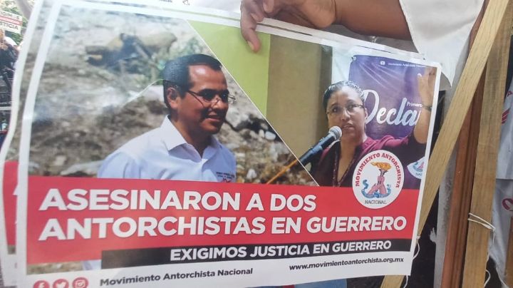 Antorchistas marchan en Chilpancingo para exigir justicia por el asesinato de uno de sus líderes
