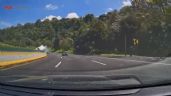 Video muestra cómo se volcó un trailer en la México-Cuernavaca en La Pera