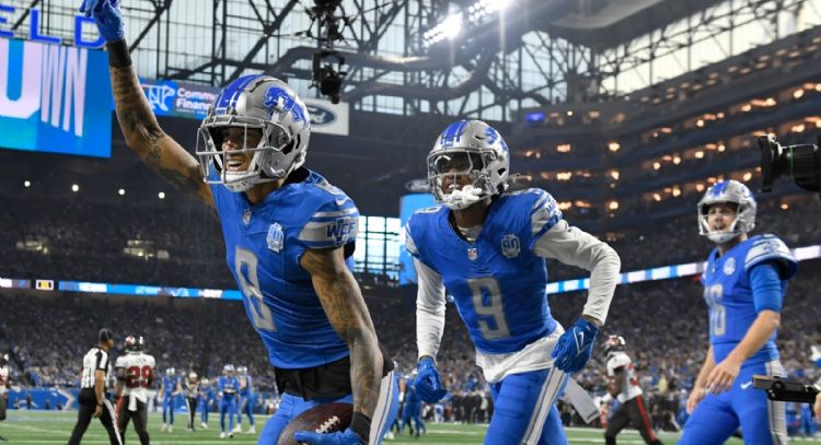 Detroit vence a Tampa Bay y disputará el campeonato de la NFC por primera vez en 32 años
