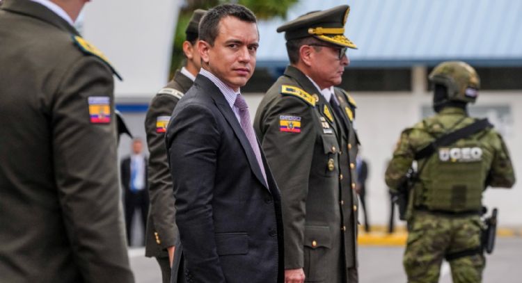 Noboa presenta proyecto de ley para regular a las ONG que acusa de "desestabilizar" a Ecuador