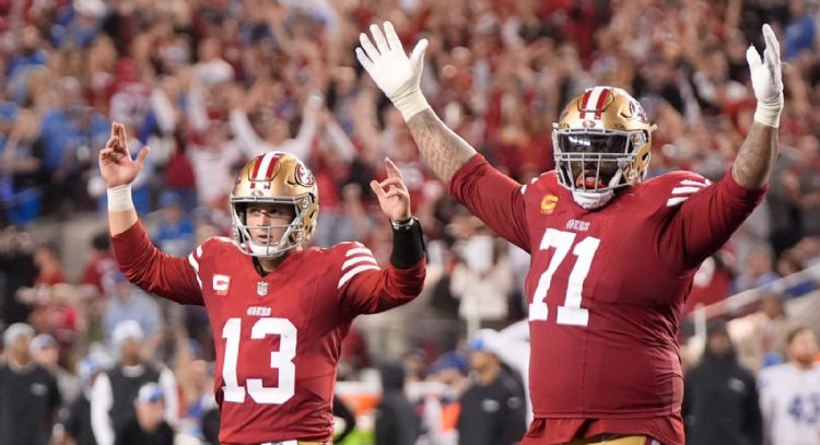 Purdy encabeza la remontada y 49ers vencen 34-31 a Lions para llegar al Super Bowl