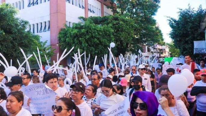 Marchan por la paz tras asesinado de edil de Chilpancingo; “6 de octubre olvidarlo nunca”, la consigna