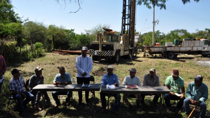 Con trabajos de rehabilitación y profundización de pozo de agua, beneficia SRH a Tula