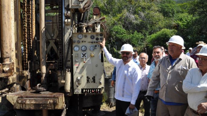 Con trabajos de rehabilitación y profundización de pozo de agua, beneficia SRH a Tula