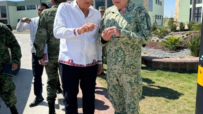 Supervisan titular de la Sedena y gobernador avance de la Agencia Nacional de Aduanas en Nuevo Laredo