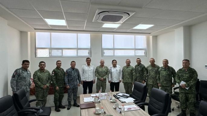 Supervisan titular de la Sedena y gobernador avance de la Agencia Nacional de Aduanas en Nuevo Laredo