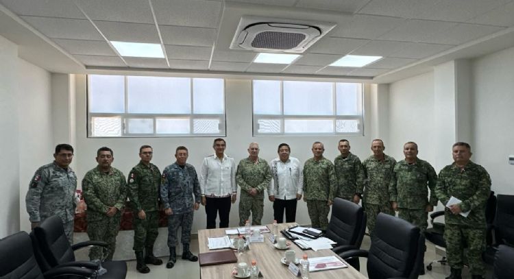 Supervisan titular de la Sedena y gobernador avance de la Agencia Nacional de Aduanas en Nuevo Laredo