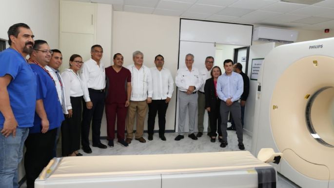 Entrega Américo tomógrafo al Hospital Infantil de Tamaulipas