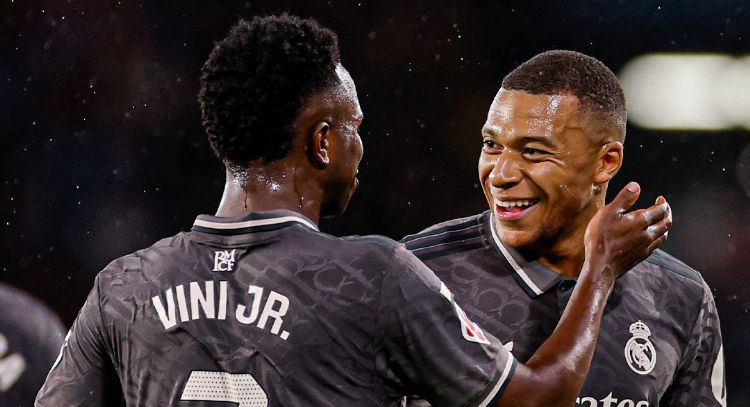 Mbappé y Vinícius Júnior marcan en la victoria del Real Madrid 2-1 sobre el Celta