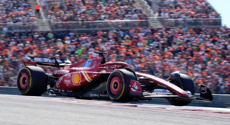 Leclerc lidera 1-2 de Ferrari en Texas; Checo Pérez terminó en séptimo lugar