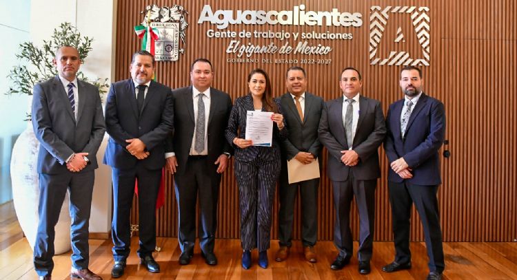 Mexstamp anuncia a gobernadora Tere Jiménez inversión por 70 millones en Aguascalientes