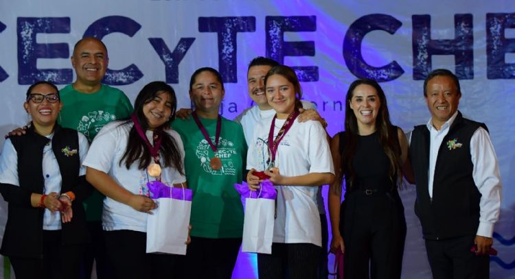 Ganan tamaulipecas tercer lugar en 1er. Concurso Nacional CECyTE Chef 2024