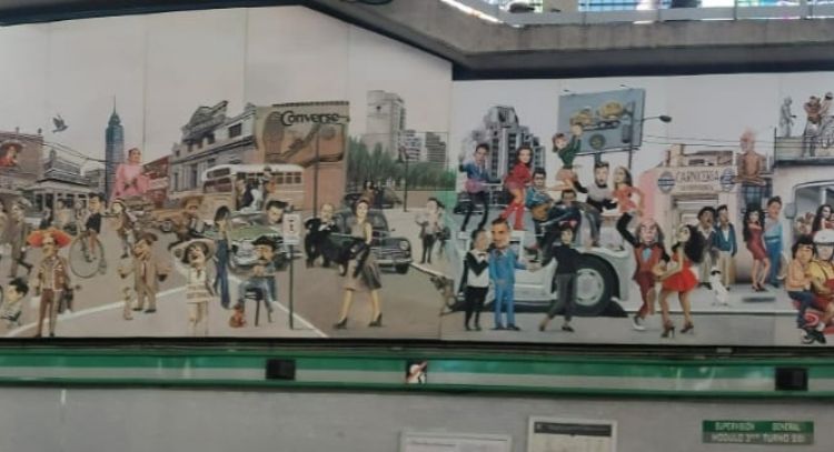 Inaugura Manjarrez su segundo Mural del Cine Mexicano en San Lázaro