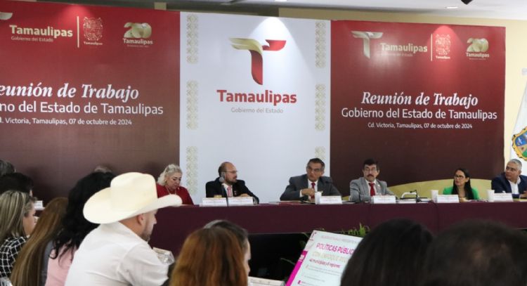 Garantiza gobierno de Américo obra pública para los 43 municipios de Tamaulipas