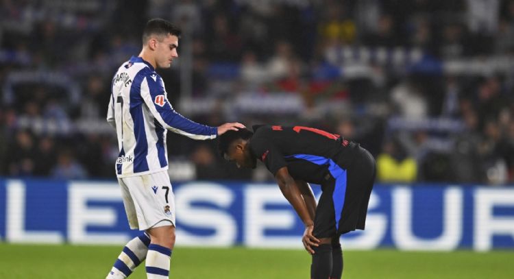 El Barcelona se estrella en visita a la Real Sociedad al caer 1-0