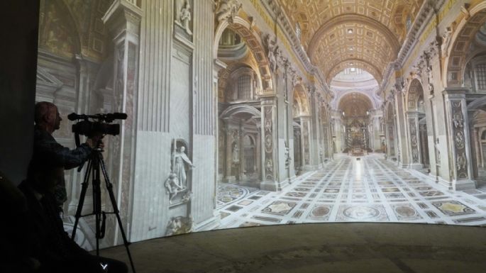 El Vaticano y Microsoft crean réplica de la Basílica de San Pedro con IA
