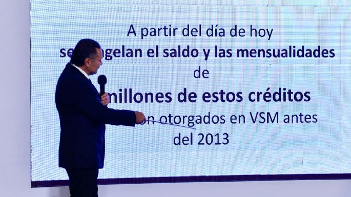 Infonavit congelará 2 millones de créditos