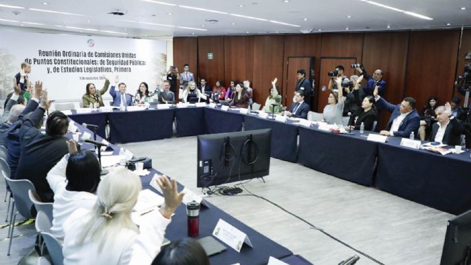 Respaldo unánime a la reforma que fortalece a García Harfuch